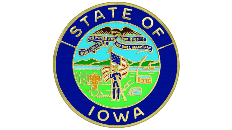 ASP State Seal Logo Cap, Brass - Iowa 54155