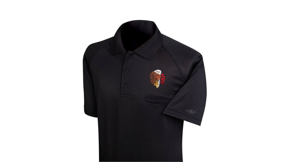 Aspgear ASP Eagle Instructor Shirt Black - Color Embroidery, 09807