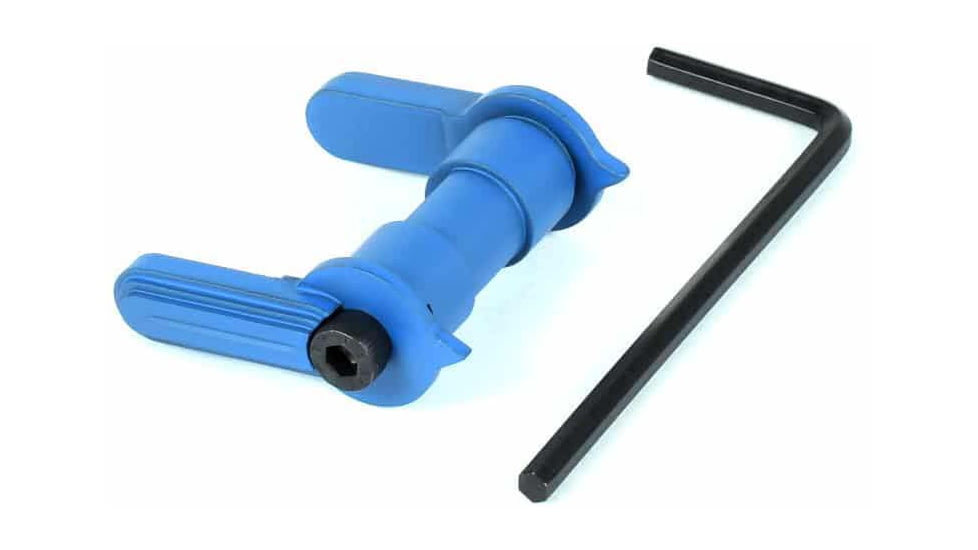 AT3 Tactical Ambidextrous AR15 Safety Selector, Blue, SS-AMBI-01-BLU