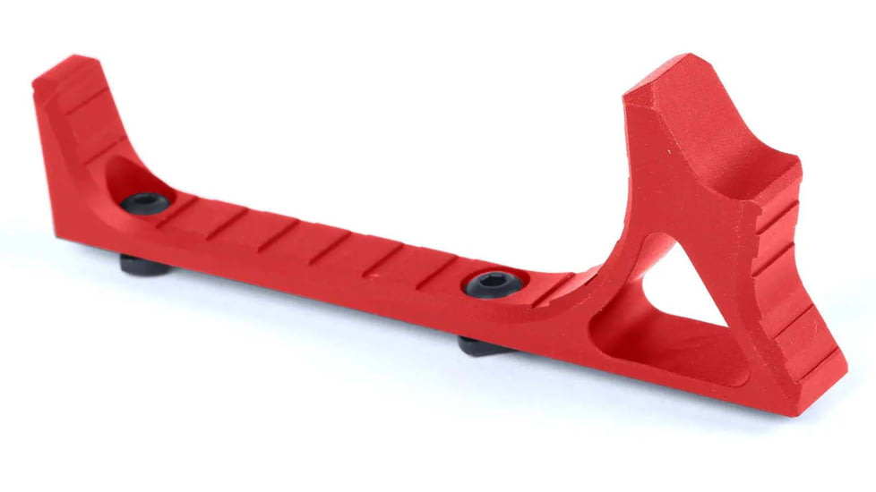AT3 Tactical AR-15 M-LOK Angled Foregrip, Red, AT3-MLOK-FOREGRIP-RED