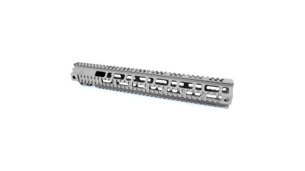 AT3 Tactical AR-15 Pro Quad Rail Free Float Handguard, Titanium, 15in, AT3-QR-15-TI