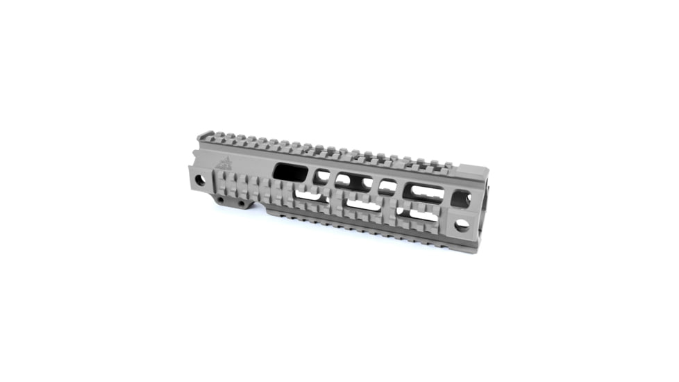 AT3 Tactical AR-15 Pro Quad Rail Free Float Handguard, Titanium, 9in, AT3-QR-9-TI