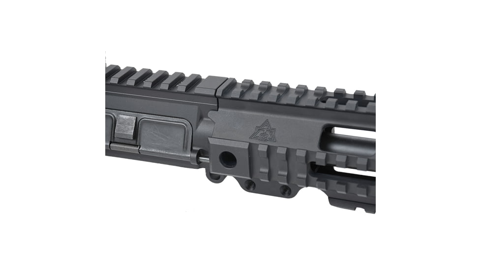 AT3 Tactical AR-15 Pro Quad Rail Free Float Handguard, Tungsten, 7in, AT3-QR-7-TG