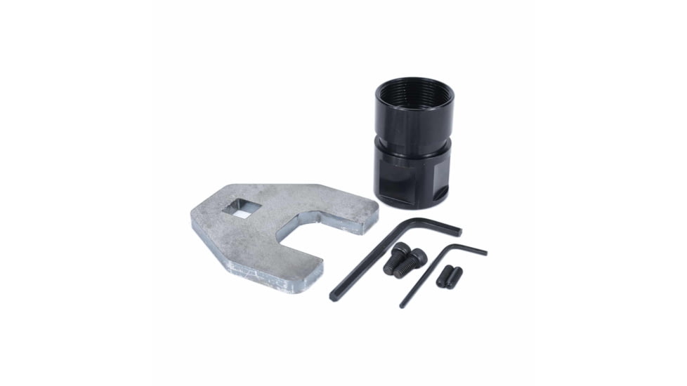 AT3 Tactical AR-15 Pro Quad Rail Free Float Handguard, Tungsten, 7in, AT3-QR-7-TG