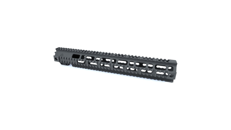AT3 Tactical AR-15 Pro Quad Rail Free Float Handguard, Tungsten, 15in, AT3-QR-15-TG