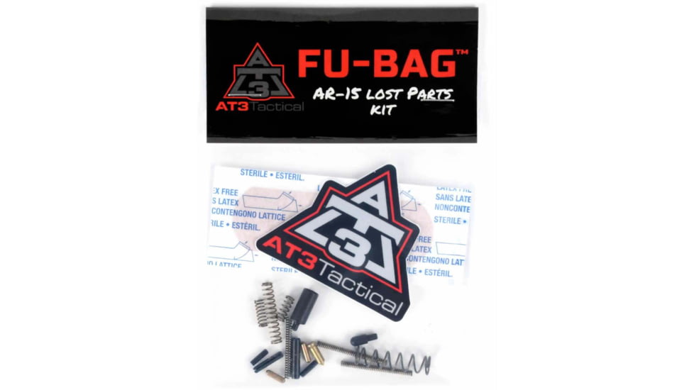 AT3 Tactical FU-BAG AR-15 Lost Parts Kit, Springs, Detents, Replacement Components, AT3-FU-BAG