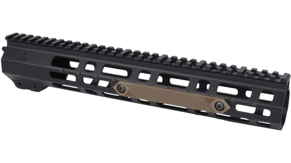 AT3 Tactical M-Lok Rail Cover, Polymer, Retro Design, Covers 3 Sections, Hardware, FDE, 3-pack, 3-PK-AT3-MLC-RETRO-FDE