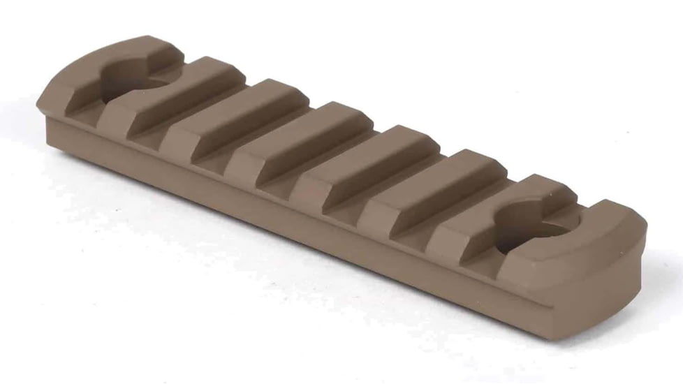 AT3 Tactical M-LOK Rail Section, 7 Slots, FDE, 7SRS-MLOK-AT3-FDE