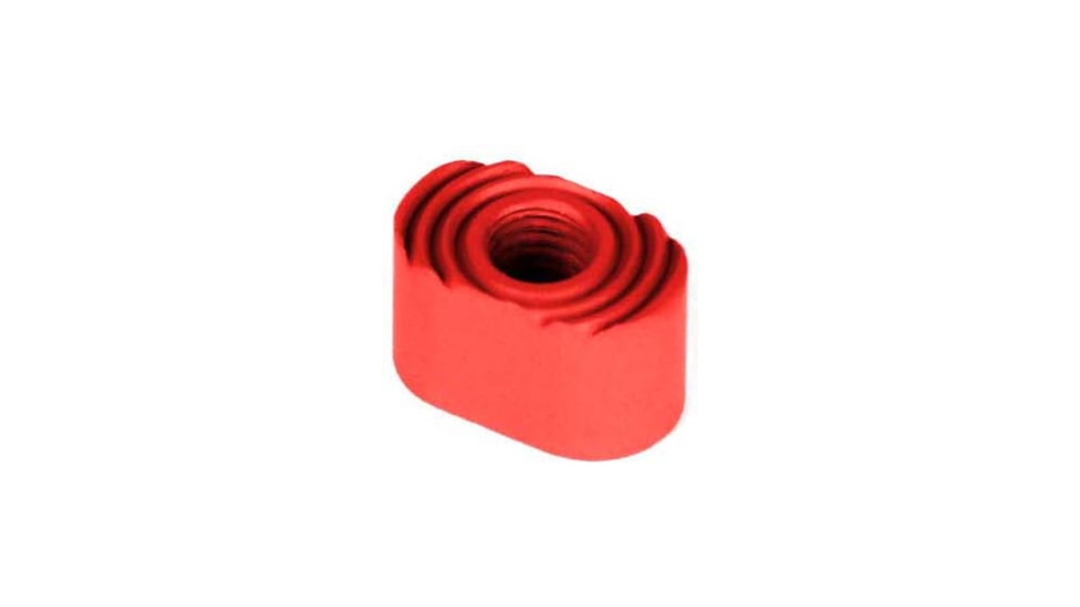 AT3 Tactical Mil-Spec AR-15 Magazine Catch Button, Red, AT3-MCButton-03-RED