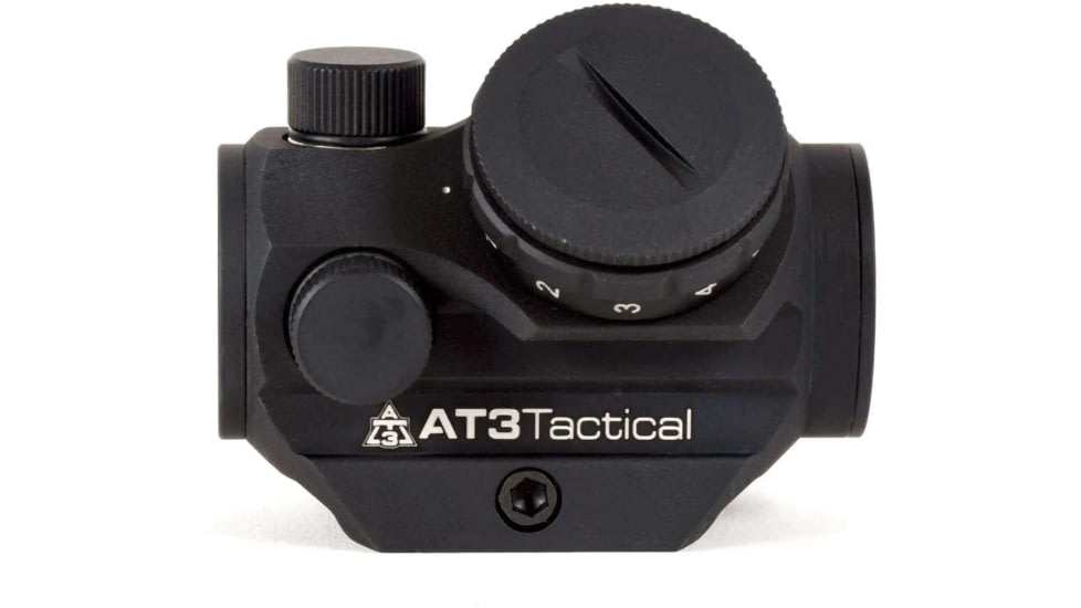 AT3 Tactical PRO 1x23mm Micro Red Dot Reflex Sight, 2 MOA Red Dot, No Riser, Black, No Riser, RD-50-0