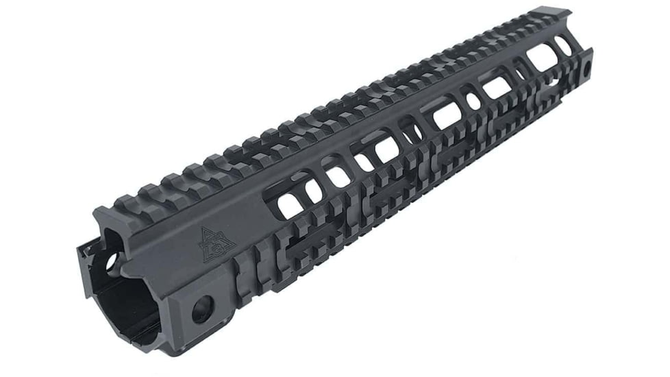 AT3 Tactical Pro Series Free Float Quad Rail AR15 Handguards, 12.5in Rifle Length, Black, AT3-QR-12