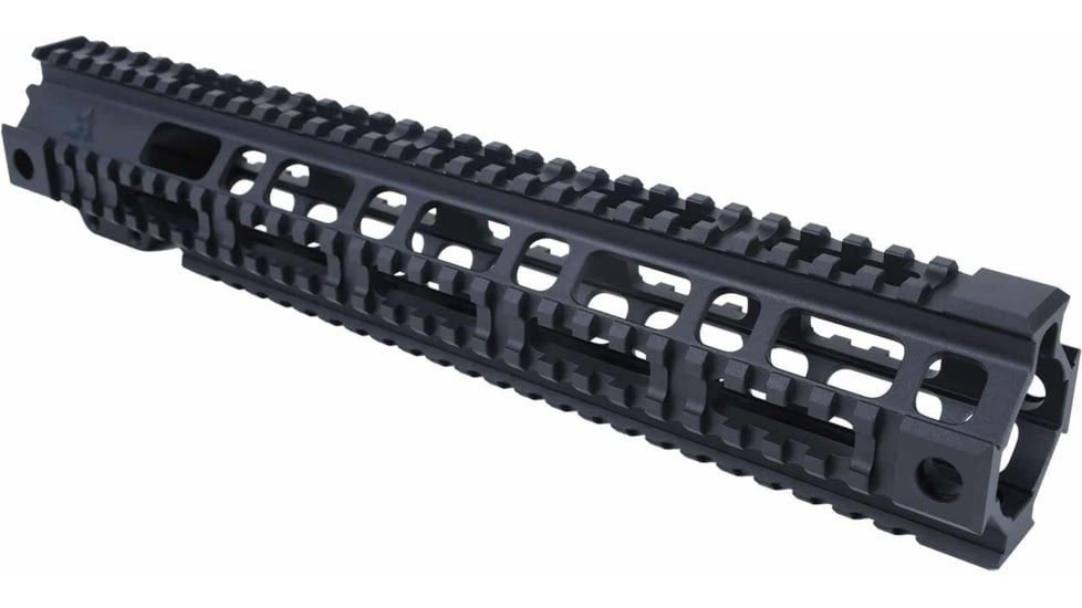 AT3 Tactical Pro Series Free Float Quad Rail AR15 Handguards, 12.5in Rifle Length, Black, AT3-QR-12