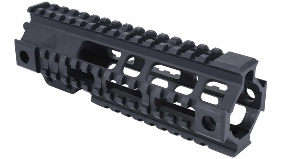 AT3 Tactical Pro Series Free Float Quad Rail AR15 Handguards, 7in Carbine Length, Black, AT3-QR-7