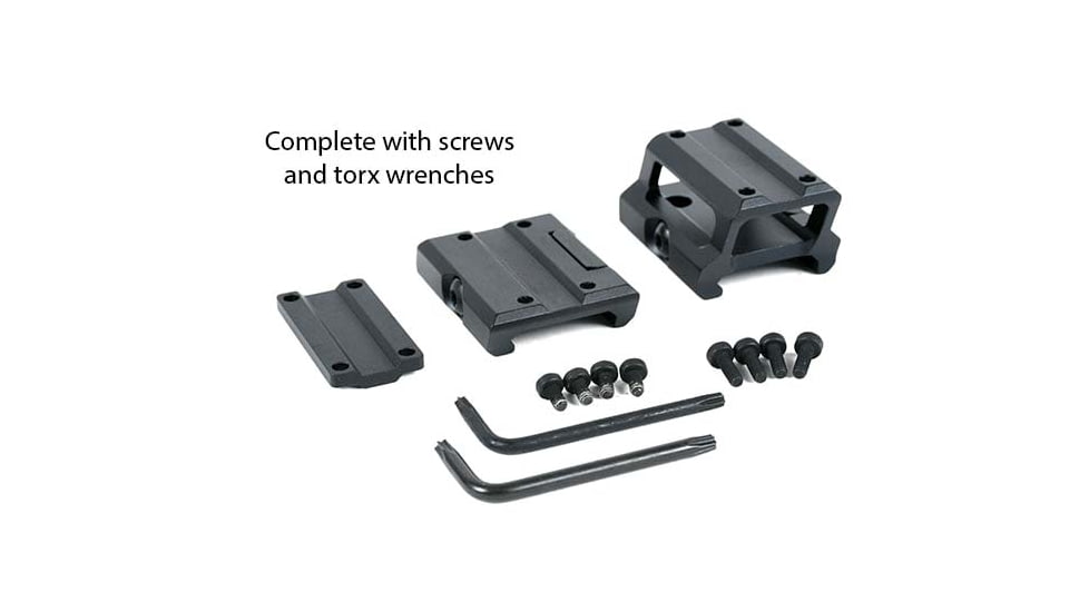 AT3 Tactical RCO Red Dot Sight, Circle Dot Reticle, Variable Riser Mounts, AT3-RCO