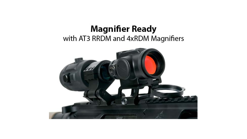 AT3 Tactical RCO Red Dot Sight, Circle Dot Reticle, Variable Riser Mounts, AT3-RCO