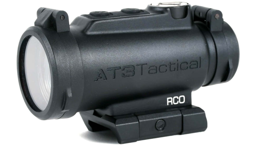 AT3 Tactical RCO Red Dot Sight, Circle Dot Reticle, Variable Riser Mounts, AT3-RCO