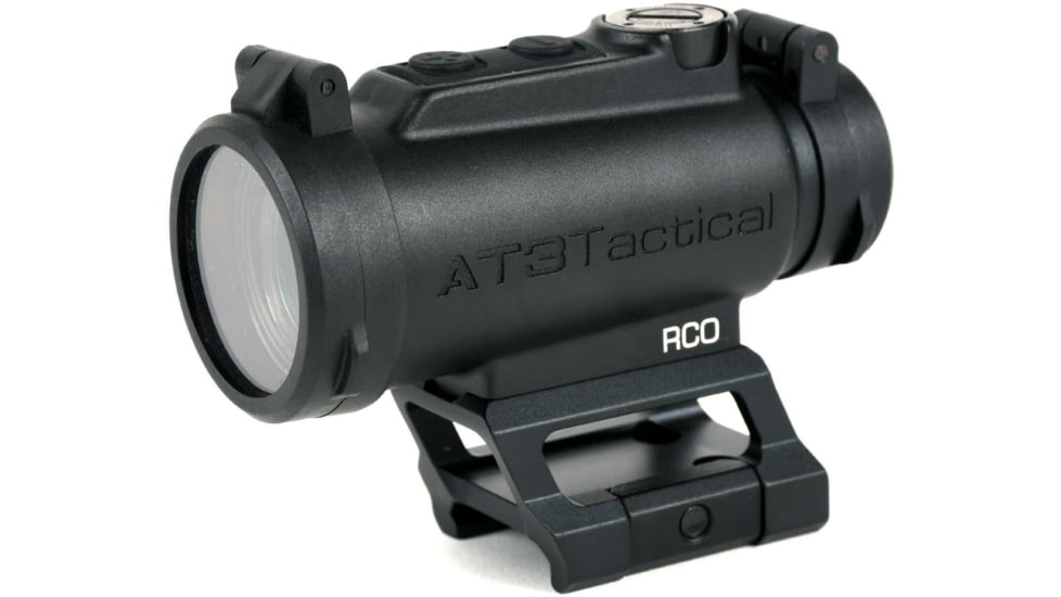 AT3 Tactical RCO Red Dot Sight, Circle Dot Reticle, Variable Riser Mounts, AT3-RCO