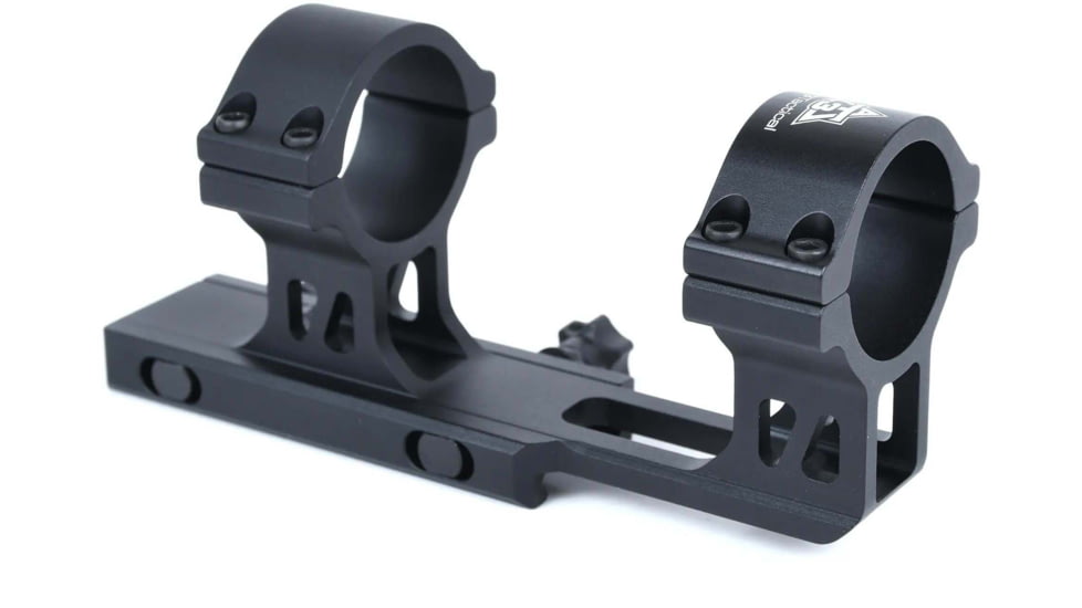 AT3 Tactical Red Tail LPVO 1-4x24 Rifle Scope with Mount 30mm SFP, Black, Illuminated BDC Reticle, MOA, with 30mm Cantilever Mount and Throw Lever, AT3-RT-1-4X24