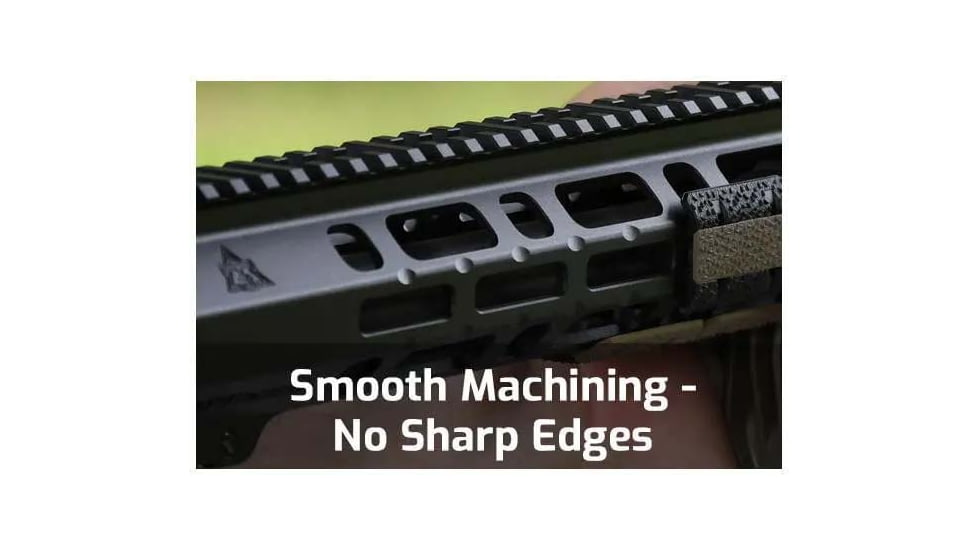 AT3 Tactical SPEAR M-Lok AR-15 Free Float Handguard, 15 in, Black, AT3-MLOK-15