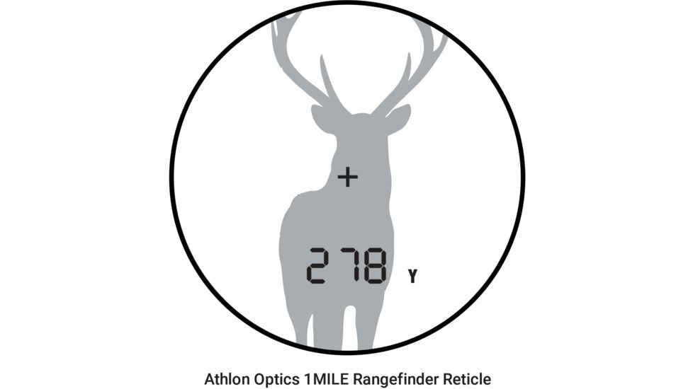Athlon Optics 1 Mile Rangefinder Grey/ Black, 502003