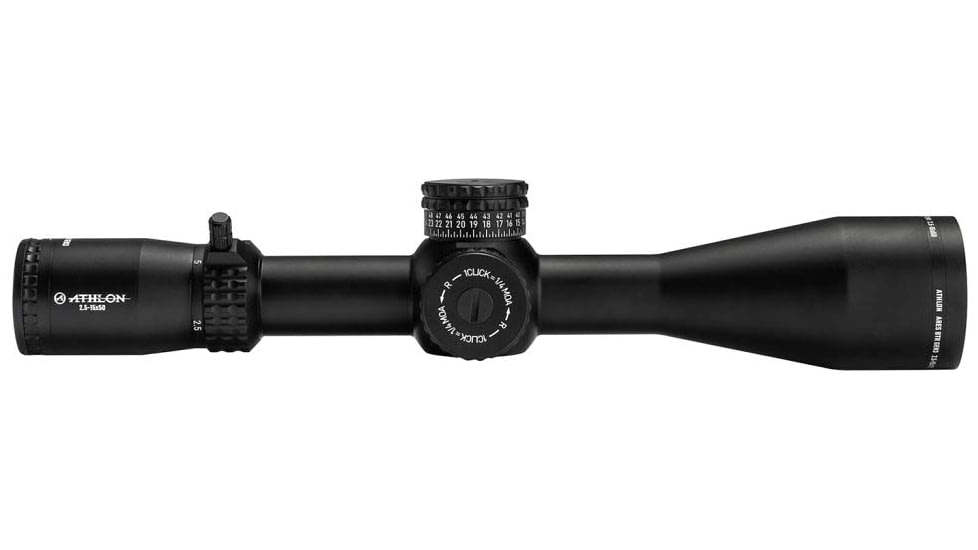 Athlon Optics Ares BTR GEN3 HD 2.5-15x50 30mm Tube Rifle Scope, FFP, APLR13 IR Reticle, Black, 212014