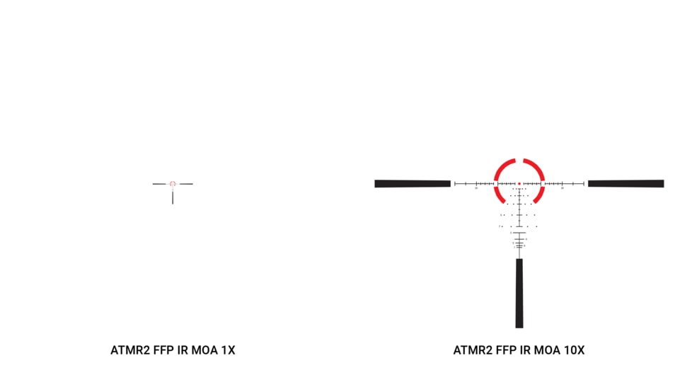 Athlon Optics Ares ETR 1-10x24mm Rifle Scope, 34mm Tube, FFP, ATMR2 FFP IR MOA Reticle, Matte, Black, 212103