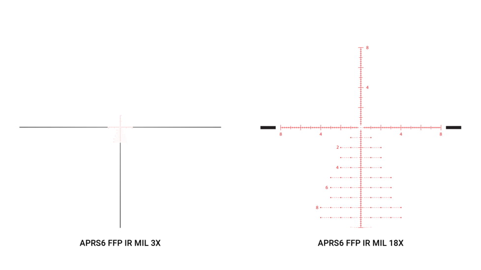 Athlon Optics Ares ETR 3-18x50mm Rifle Scope, 34mm Tube, FFP, APRS6 FFP IR MIL Reticle, Matte, Black, 212106