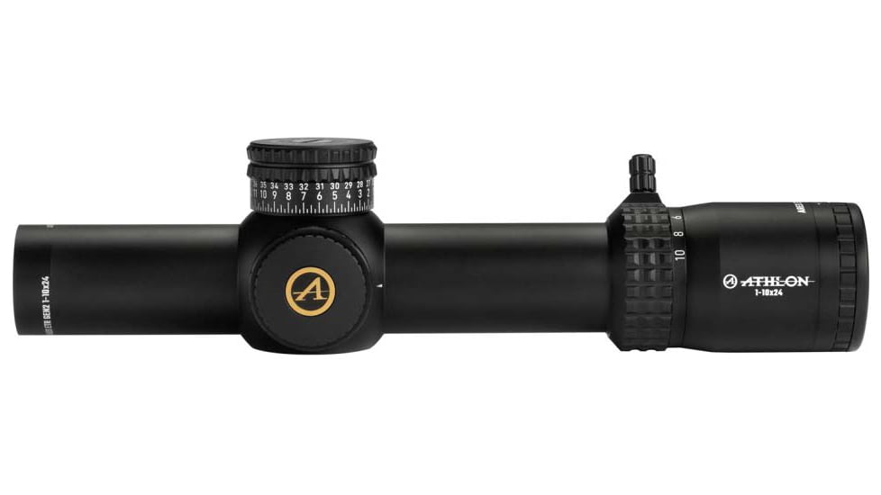 Athlon Optics Ares ETR GEN2 UHD 1-10x24 LPVO 34mm Tube Rifle Scope, FFP, ATMR2 IR MOA Reticle, Black, 212109