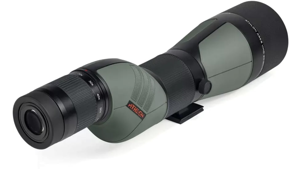 Athlon Optics Ares Gen II 20-60x85mm UHD Spotting Scopes, Straight Angle, Green, 312007