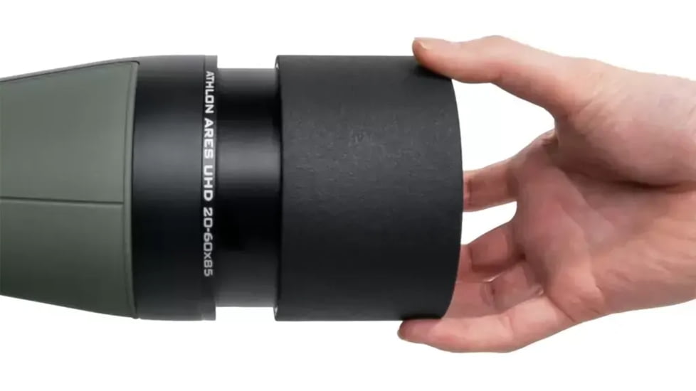 Athlon Optics Ares Gen II 20-60x85mm UHD Spotting Scopes, Straight Angle, Green, 312007