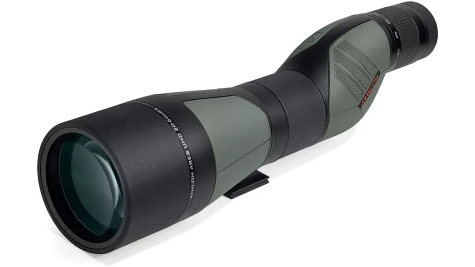 Athlon Optics Ares Gen II 20-60x85mm UHD Spotting Scopes, Straight Angle, Green, 312007