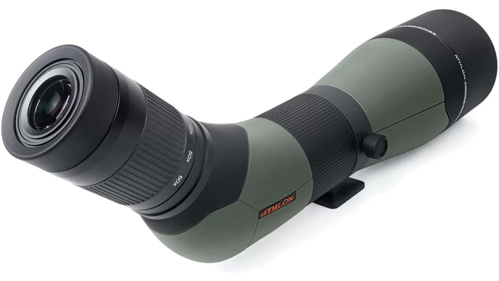 Athlon Optics Argos 20-60x85mm HD Spotting Scopes, 45 Degree Angle, Green, 314001