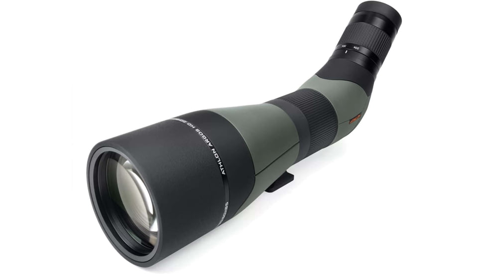 Athlon Optics Argos 20-60x85mm HD Spotting Scopes, 45 Degree Angle, Green, 314001