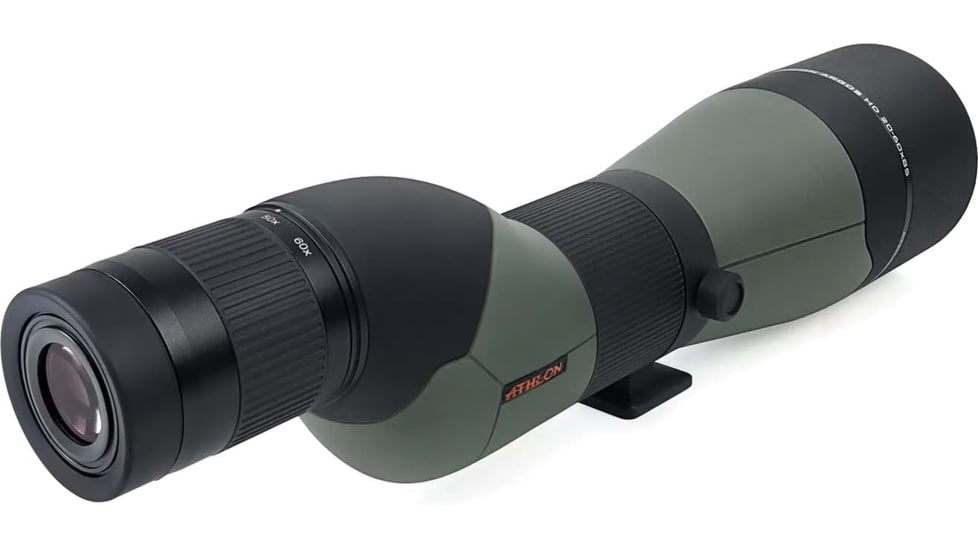 Athlon Optics Argos 20-60x85mm HD Spotting Scopes, Straight Angle, Green, 314002