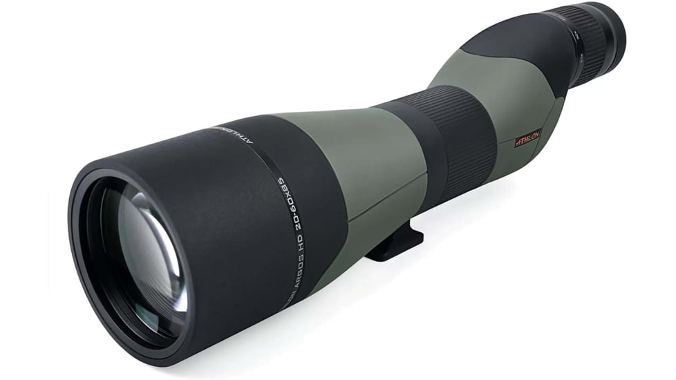 Athlon Optics Argos 20-60x85mm HD Spotting Scopes, Straight Angle, Green, 314002