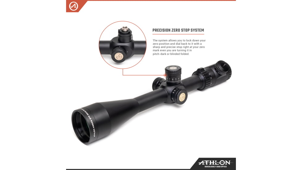 Athlon Optics Argos BTR Gen II 8-34X56mm APLR2 Rifle Scope, 30mm, First Focal Plane, IRMOA Reticle, Black, 214067