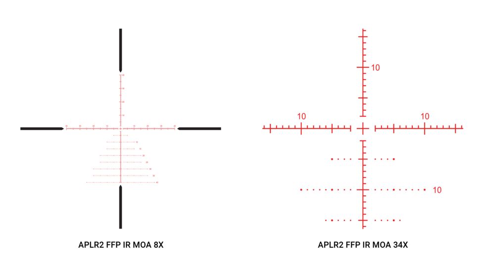 Athlon Optics Argos BTR Gen II Rifle Scope, 8-34x56mm, 30mm Tube, First Focal Plane, APLR2 FFP IR MOA Reticle, 6061-T6, Matte, Black, 214067