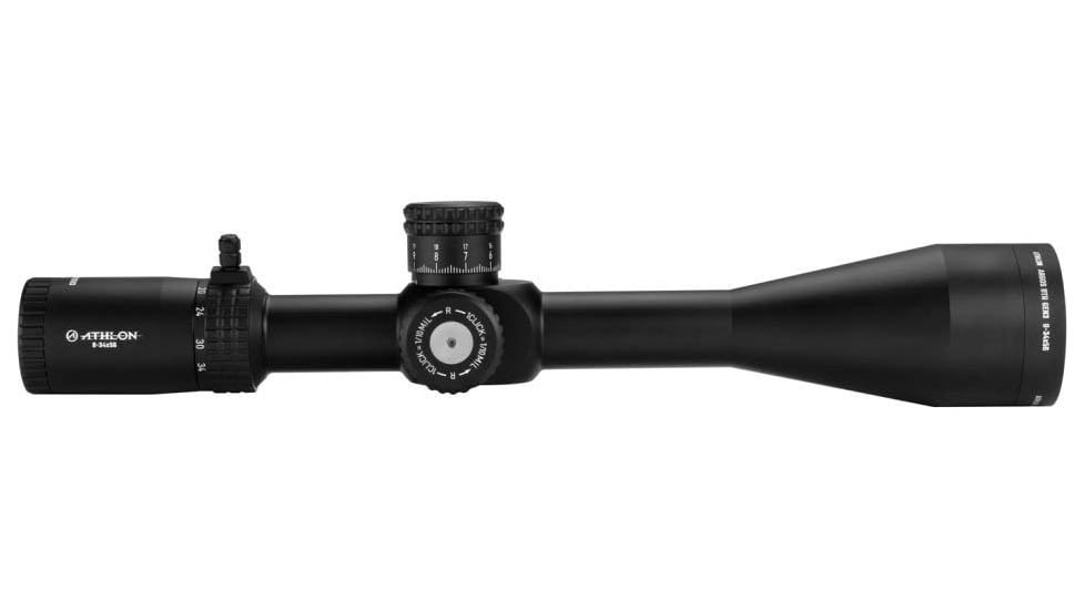 Athlon Optics Argos BTR GEN3 8-34X56 30mm Tube Rifle Scope, FFP, APRS11 IR MIL Reticle, Black, 214077