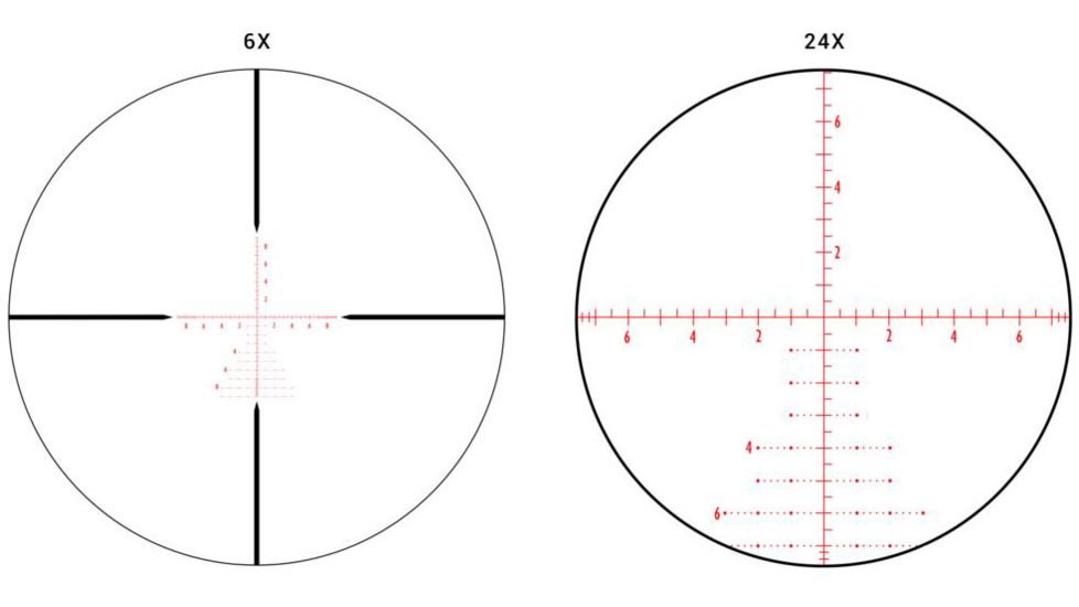 Athlon Optics Argos BTR Rifle Scope, 6-24 x 50, FFP, 30 mm Tube, Illuminated APMR MIL Reticle, Lifetime Warranty 214061