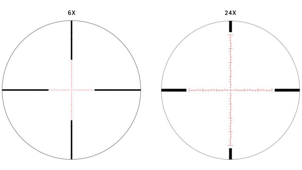 Athlon Optics Argos BTR Rifle Scope, 6-24 x 50, FFP, 30 mm Tube, Illuminated ATMR MOA Reticle, Lifetime Warranty 214060