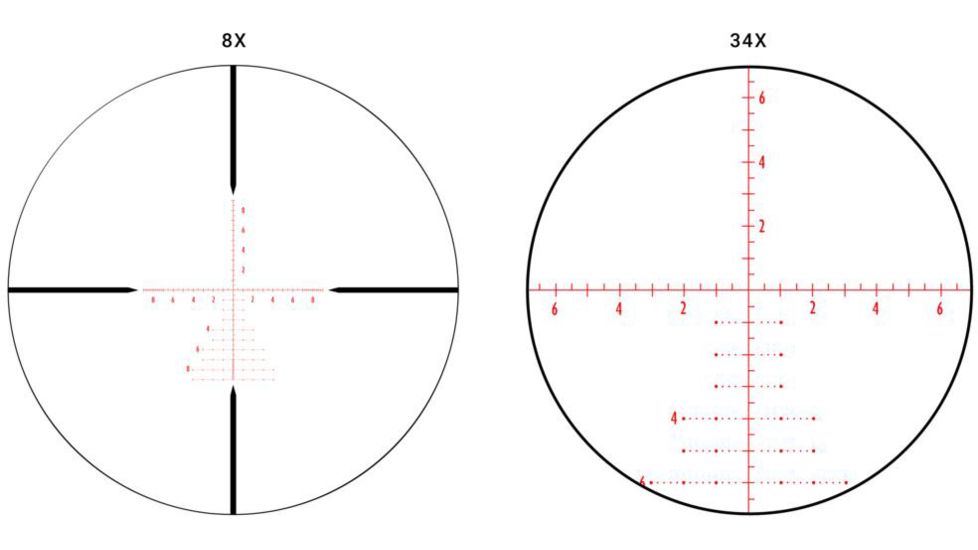 Athlon Optics Argos BTR Rifle Scope, 8-34 x 56, FFP, 30 mm Tube, Illuminated APMR MIL Reticle, Lifetime Warranty