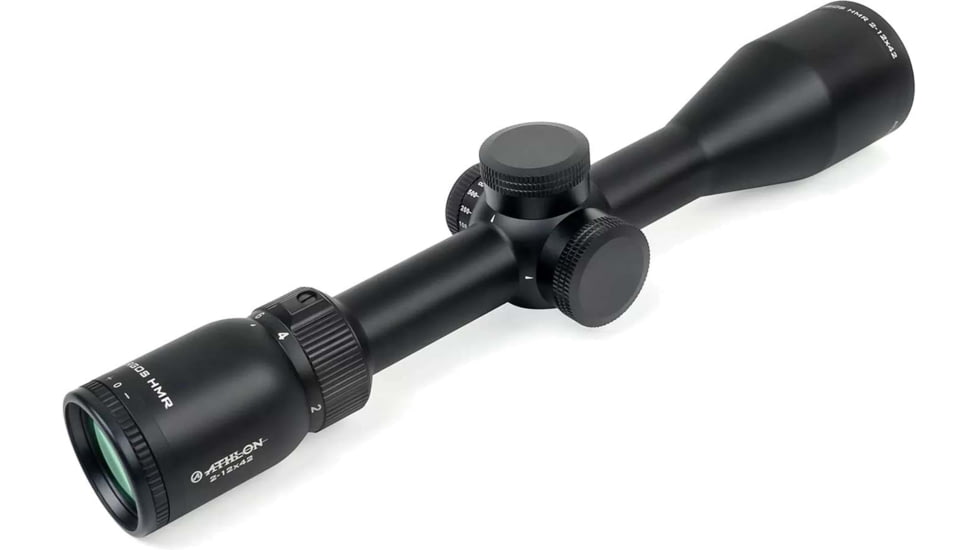 Athlon Optics Argos HMR 2-12x42mm BDC 600 Rifle Scope, 1in, Second Focal Plane, MOA Reticle, Black, 214003