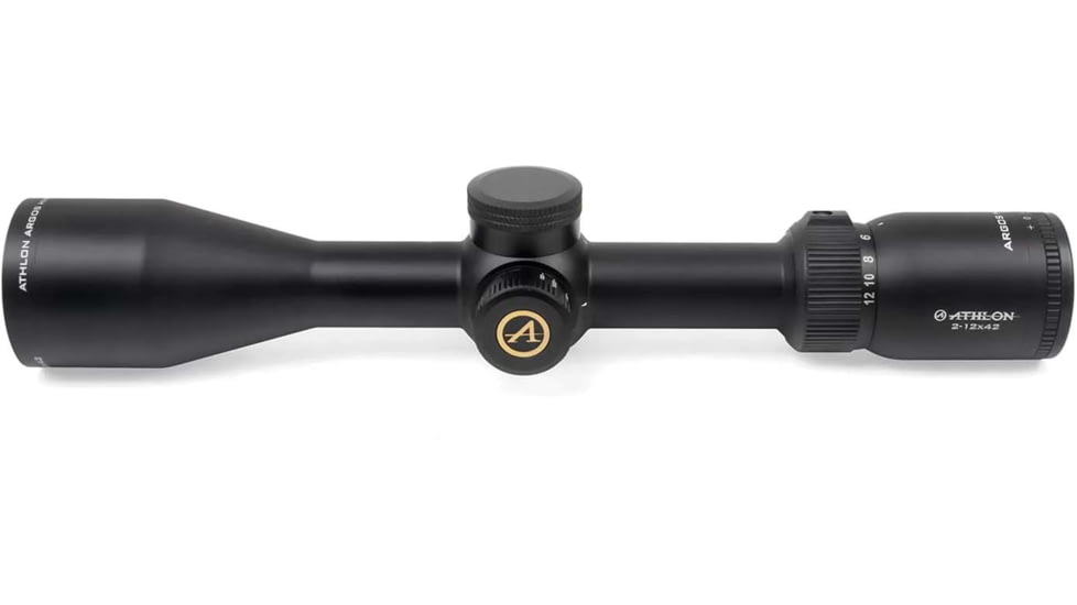 Athlon Optics Argos HMR 2-12x42mm BDC 600 Rifle Scope, 1in, Second Focal Plane, MOA Reticle, Black, 214003