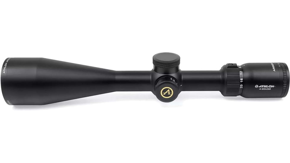 Athlon Optics Argos HMR 4-20x50mm Rifle Scope, 1in, Second Focal Plane, Mildot Reticle, Black, 214005