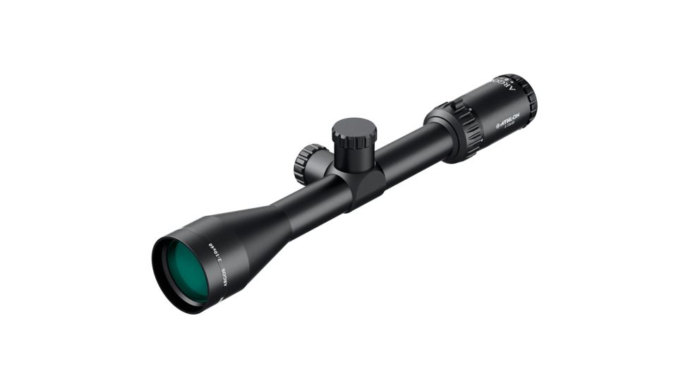 Athlon Optics Argos, Rifle Scope, 2-10 x 40 Second Focal Plane SFP 1in Tube, Center X Reticle, Lifetime Warranty, Black, 2-10x40, 214002