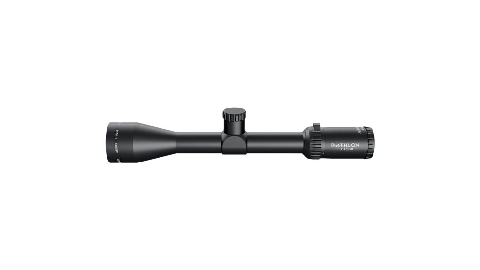 Athlon Optics Argos, Rifle Scope, 3-15 x 42 Second Focal Plane SFP 1in Tube, Center X Reticle, Lifetime Warranty, Black, 3-15x42, 214011