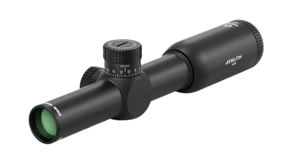 Athlon Optics Talos HMR 1x24 30 mm Tube Rifle Scope, Second Focal Plane