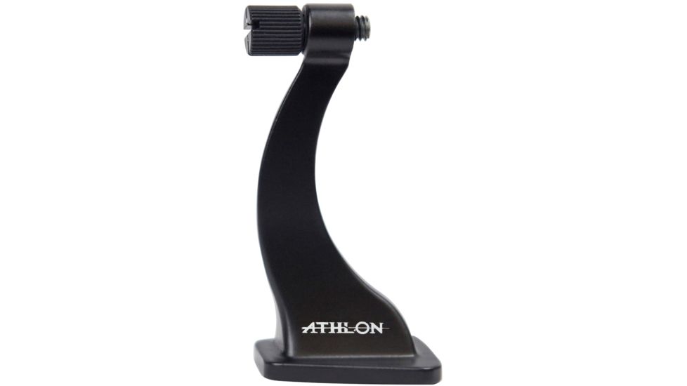 Athlon Optics Binocular Tripod Adapter, Aluminum, Black, 706001