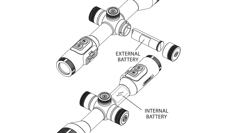 Athlon Optics Cronus ATS 2.65 - 10.6x Thermal Scope, 30mm Tube, First Focal Plane, Black, 210130