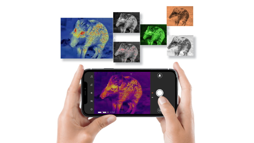 Athlon Optics Cronus ATS PRO 35P-400 3.3-13.2x35mm Thermal Rifle Scope, 50 Hz, 400x300 pixels, Black, 210146